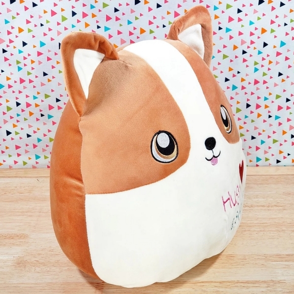 Squishmallow Reginald the Corgi Dog 12" Ultrasoft Valentine's Day Plush Toy NWT - Picture 2 of 12